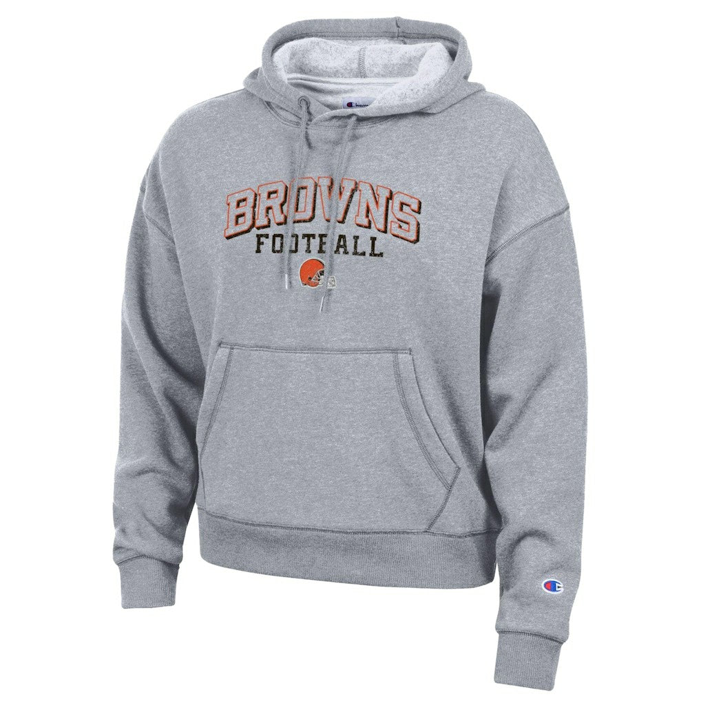 Cleveland Browns Champion Women's Triumph Tri-Blend Hoodie Gray