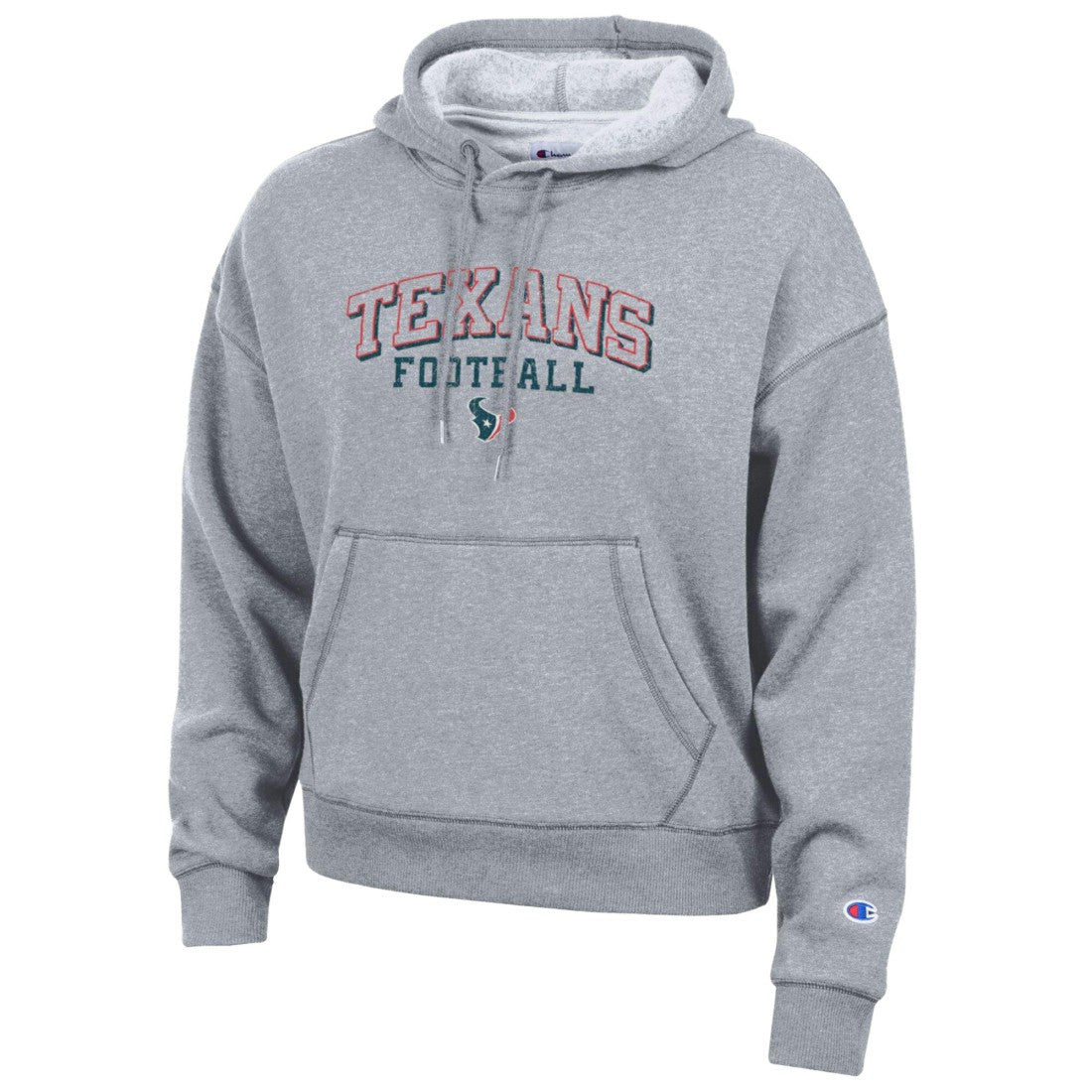 Houston Texans Champion Women's Triumph Tri-Blend Hoodie Gray