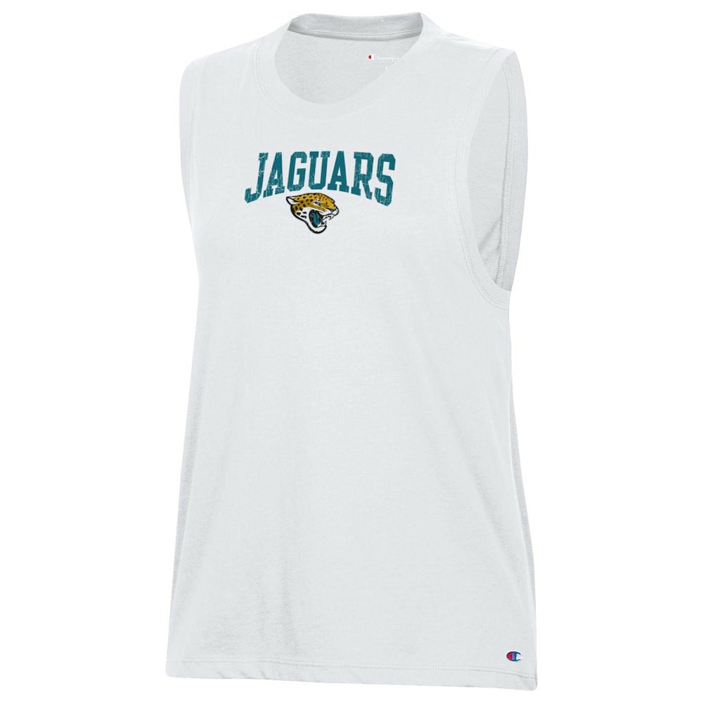 Jacksonville Jaguars Champion Women's Muscle Tank Top White