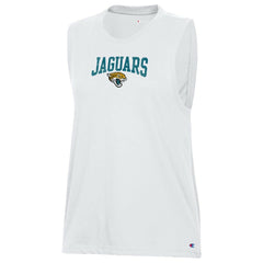 Jacksonville Jaguars Champion Women's Muscle Tank Top White