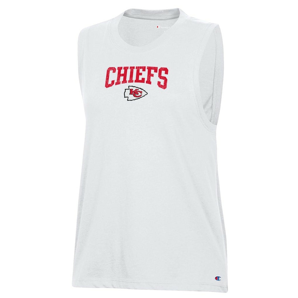 Kansas City Chiefs Champion Women's Muscle Tank Top White