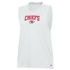 Kansas City Chiefs Champion Women's Muscle Tank Top White