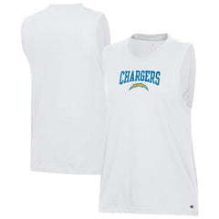 Los Angeles Chargers Champion Women's Muscle Tank Top White
