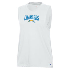 Los Angeles Chargers Champion Women's Muscle Tank Top White