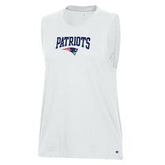 New England Patriots Champion Women's Muscle Tank Top White
