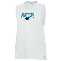 Carolina Panthers Champion Women's Muscle Tank Top White