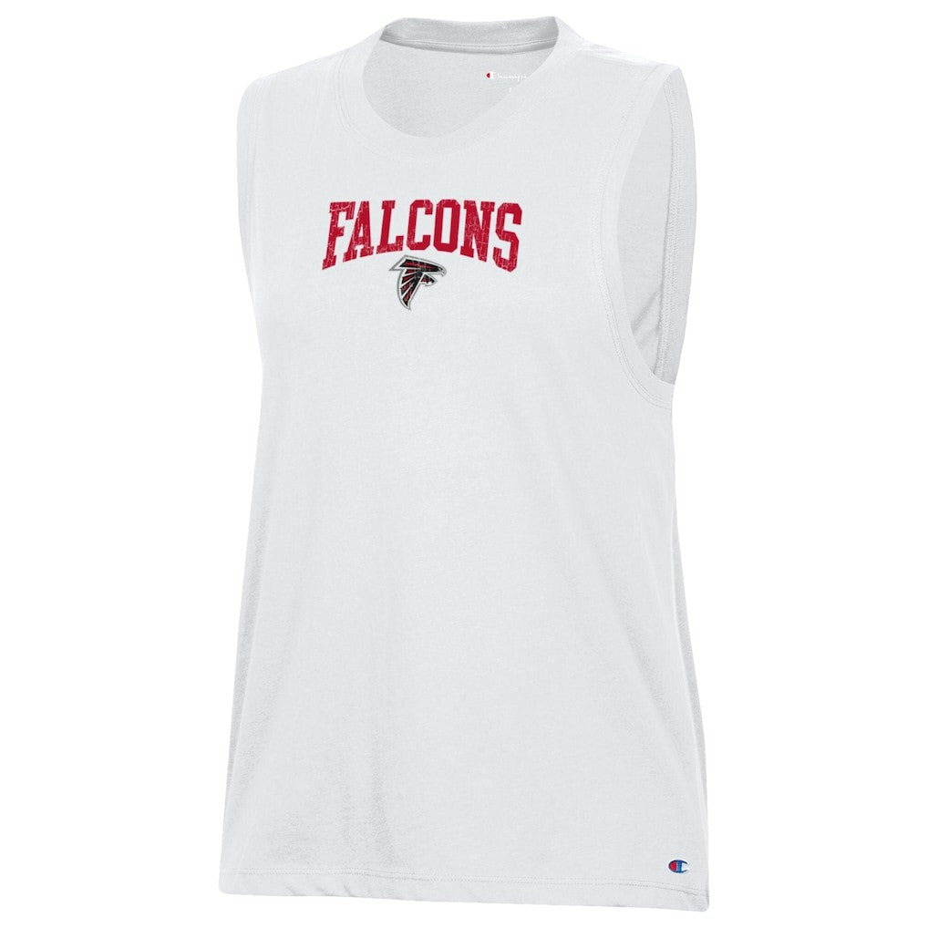 Atlanta Falcons Champion Women's Muscle Tank Top White