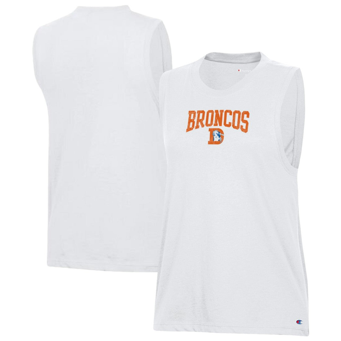 Denver Broncos Champion Women's Muscle Tank Top White