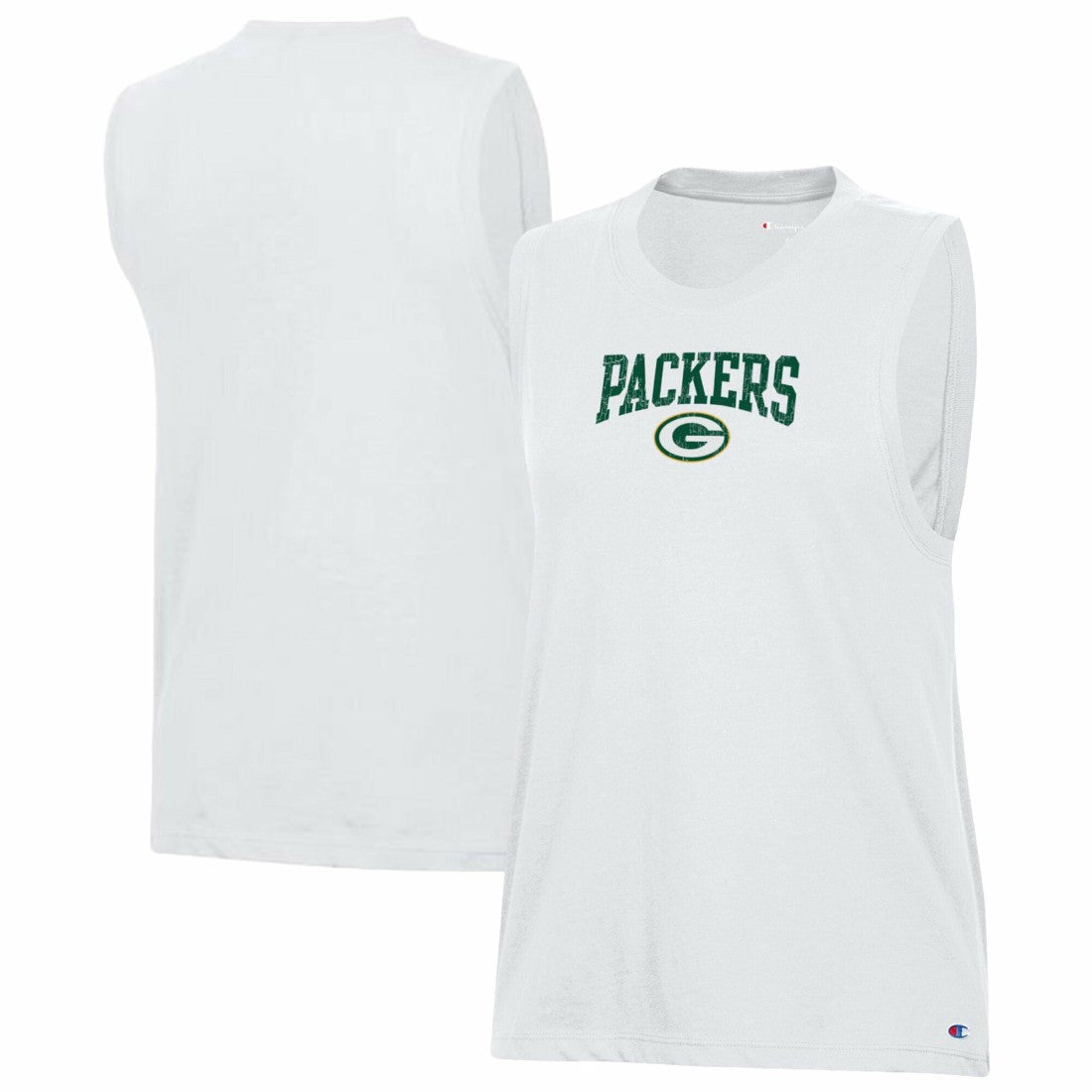 Green Bay Packers Champion Women's Muscle Tank Top White