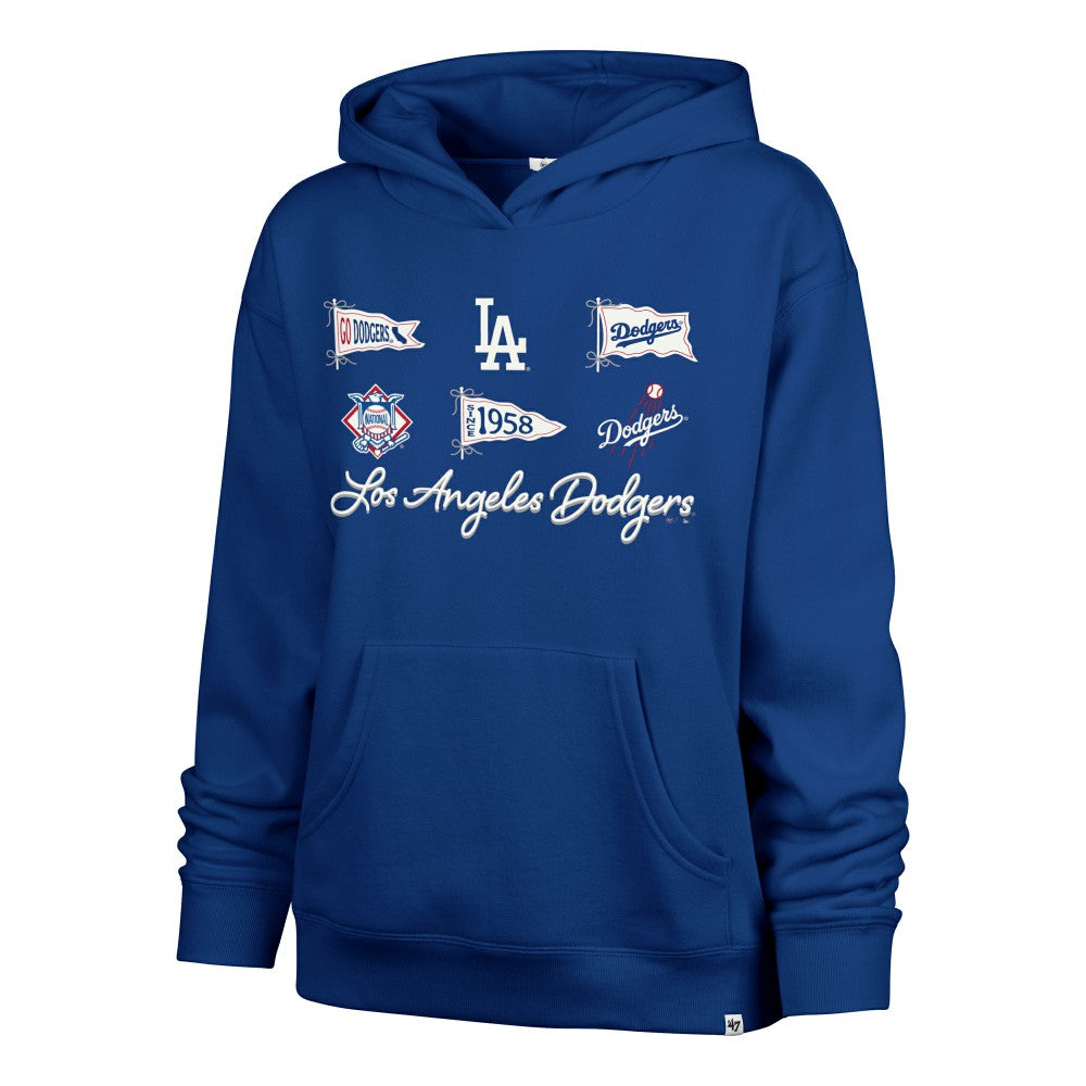 Los Angeles Dodgers '47 Women's Bow & Banners Naomi Hoodie - Royal - 47 brand Sale
