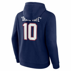 Drake Maye New England Patriots Nickname Hoodie Navy