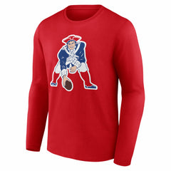 Drake Maye New England Patriots Nickname Long Sleeve T-Shirt Red