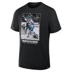 Macklin Celebrini San Jose Sharks NHL Moments Legacy T-Shirt - Black - NHL 203707661