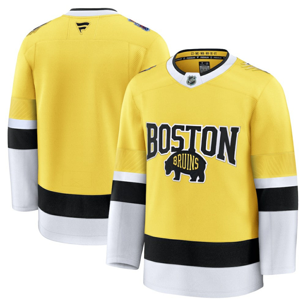 Boston Bruins Fanatics 2026 NHL Stadium Series Premium Jersey - Gold - NHL 203707693