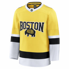 Boston Bruins Fanatics 2026 NHL Stadium Series Premium Custom Jersey - Gold - NHL 203707695