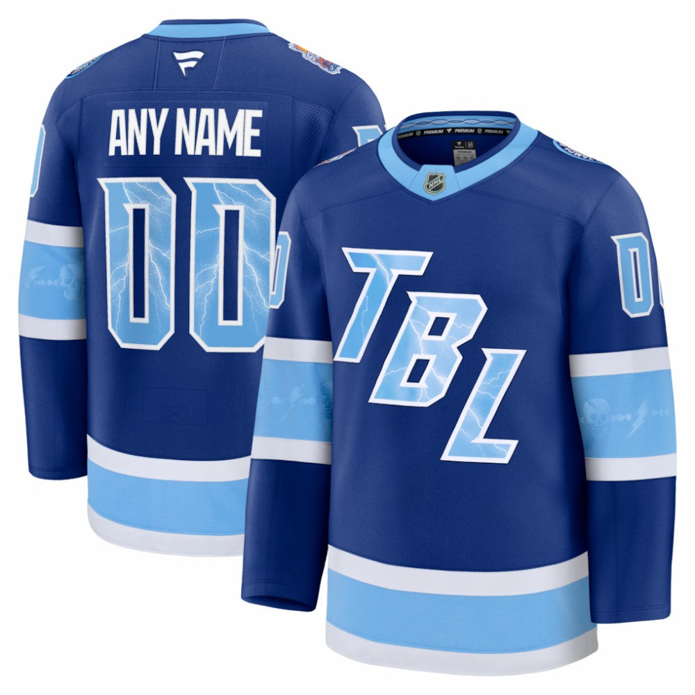 Tampa Bay Lightning Fanatics 2026 NHL Stadium Series Premium Custom Jersey - Blue - NHL 203707696