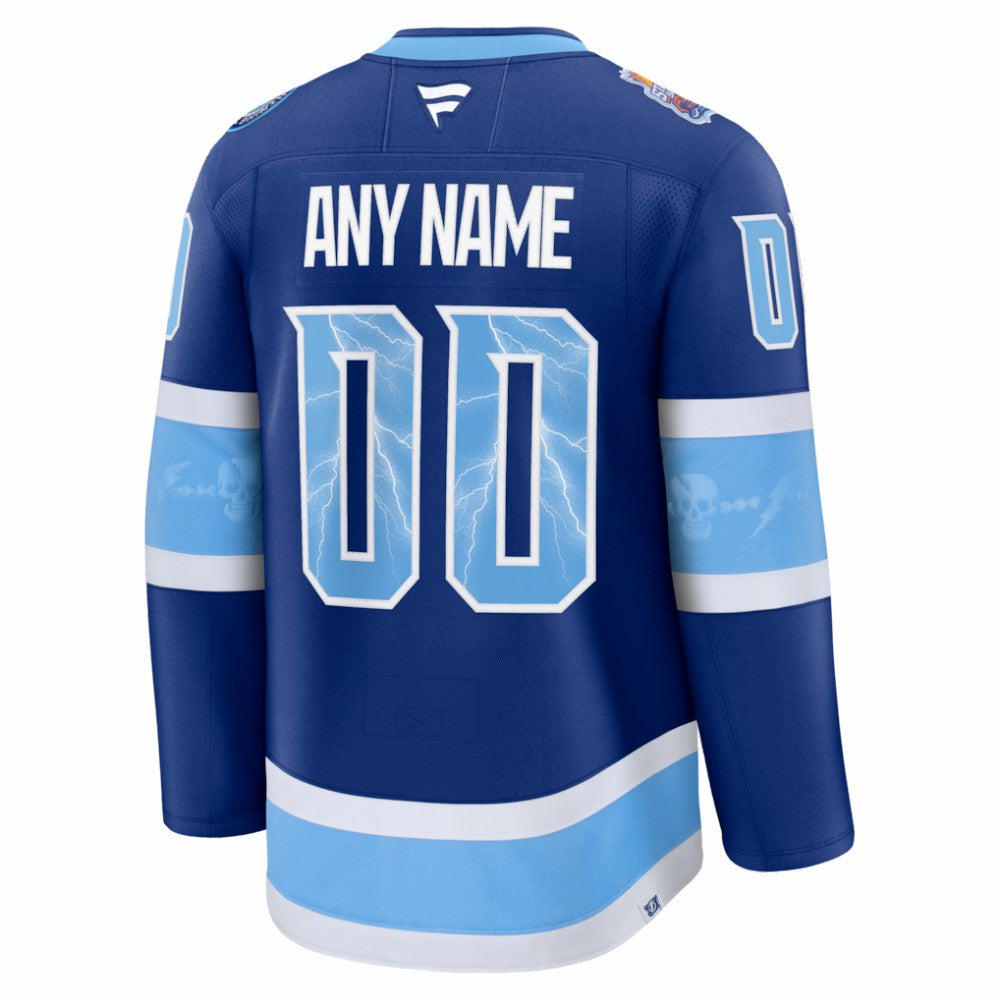 Tampa Bay Lightning Fanatics 2026 NHL Stadium Series Premium Custom Jersey - Blue - NHL 203707696