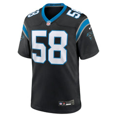 Nike Thomas Davis Sr. Carolina Panthers Team Retired Game Jersey Black