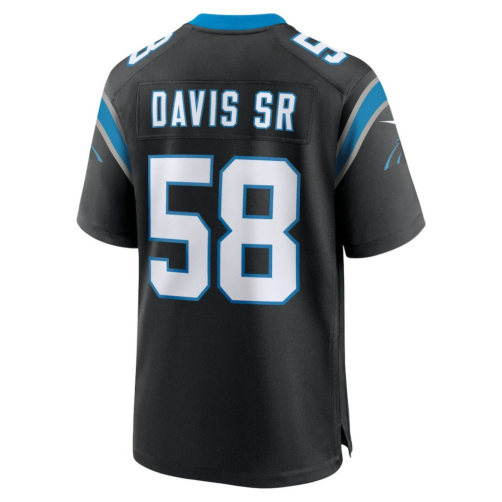 Nike Thomas Davis Sr. Carolina Panthers Team Retired Game Jersey Black
