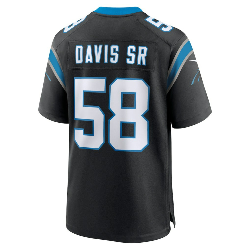 Nike Thomas Davis Sr. Carolina Panthers Team Retired Game Jersey Black