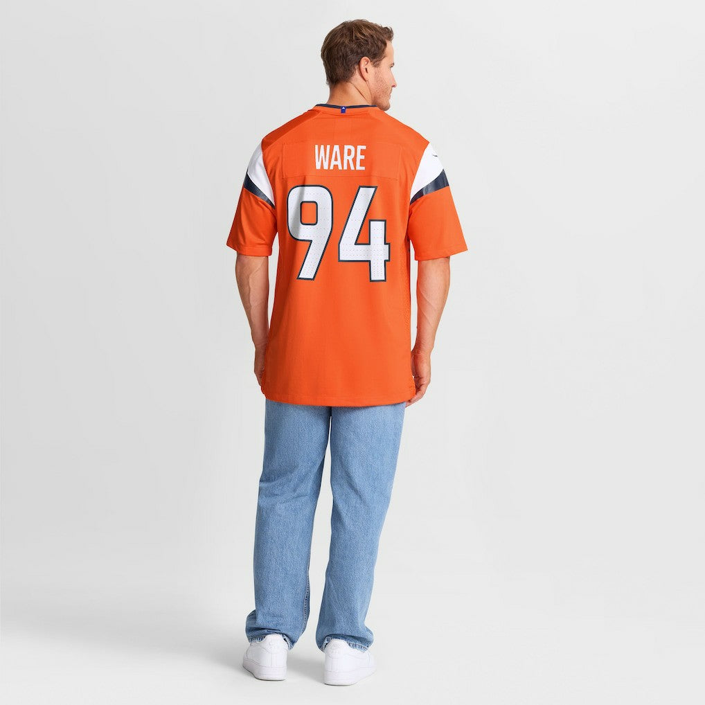 Nike DeMarcus Ware Denver Broncos Team Retired Game Jersey Orange