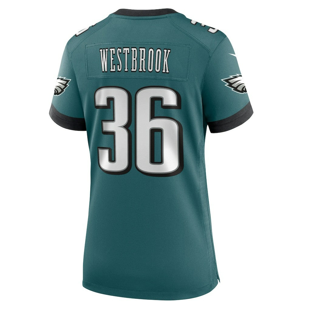 Nike Brian Westbrook Philadelphia Eagles Women's Team Retired Game Jersey Midnight Green