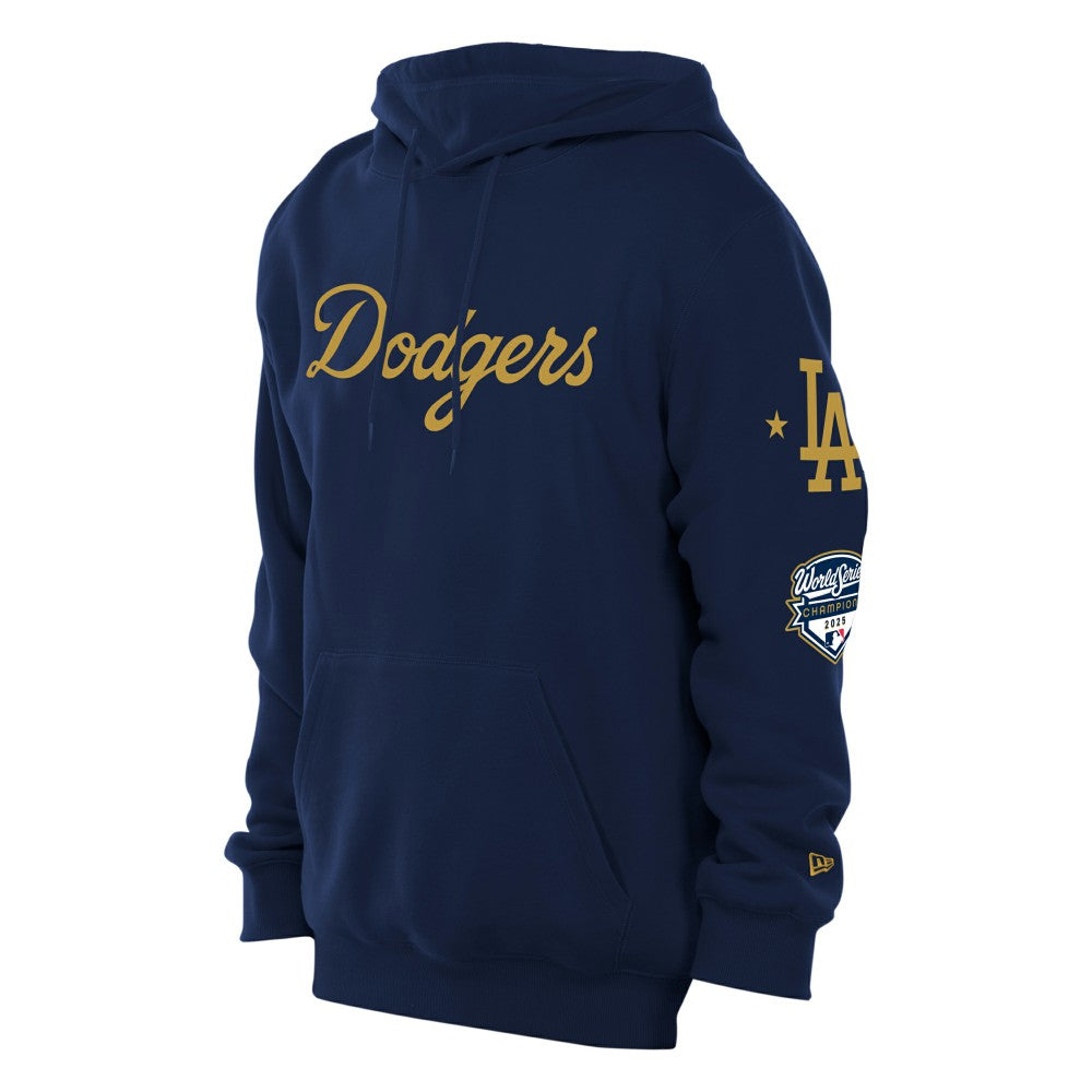 Los Angeles Dodgers New Era 2026 Gold Collection Logo Hoodie - Navy - New Era Online