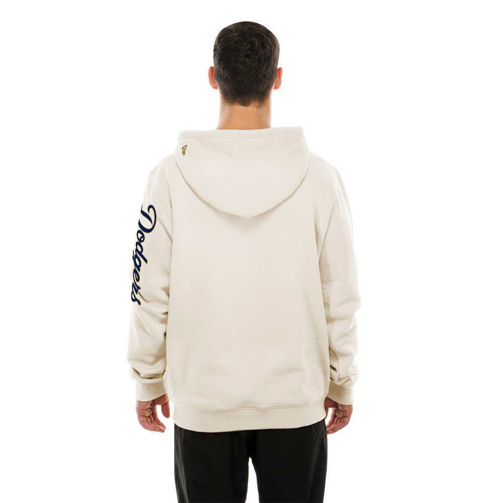 Los Angeles Dodgers New Era 2026 Gold Collection Logo Hoodie - Cream - New Era Discount