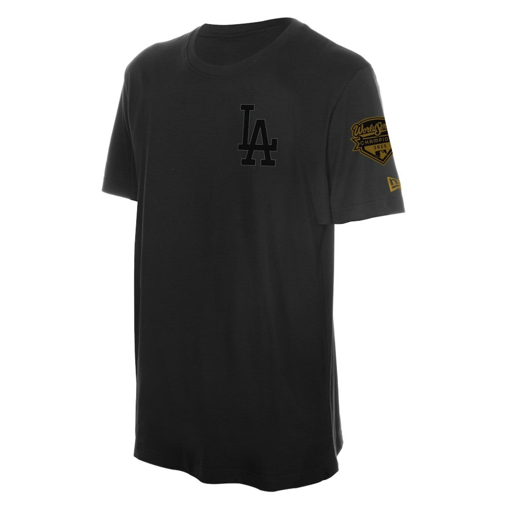Los Angeles Dodgers New Era 2026 Gold Collection Logo & Patch T-Shirt - Black - New Era on Sale