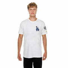 Los Angeles Dodgers New Era 2026 Gold Collection Logo & Patch T-Shirt - White - New Era Online