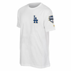 Los Angeles Dodgers New Era 2026 Gold Collection Logo & Patch T-Shirt - White - New Era Online