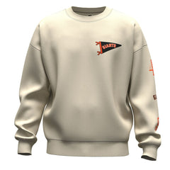 San Francisco Giants Fanatics Unisex Spirit Jersey Fleece Crewneck Pennant Sweatshirt - Tan - Fanatics on Sale
