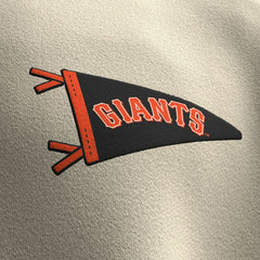 San Francisco Giants Fanatics Unisex Spirit Jersey Fleece Crewneck Pennant Sweatshirt - Tan - Fanatics on Sale