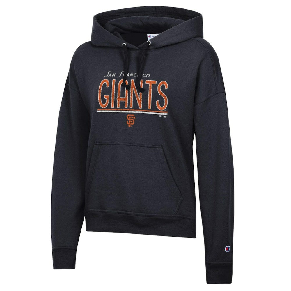 San Francisco Giants Champion Women's Vintage Powerblend Hoodie - Black - MLB Online