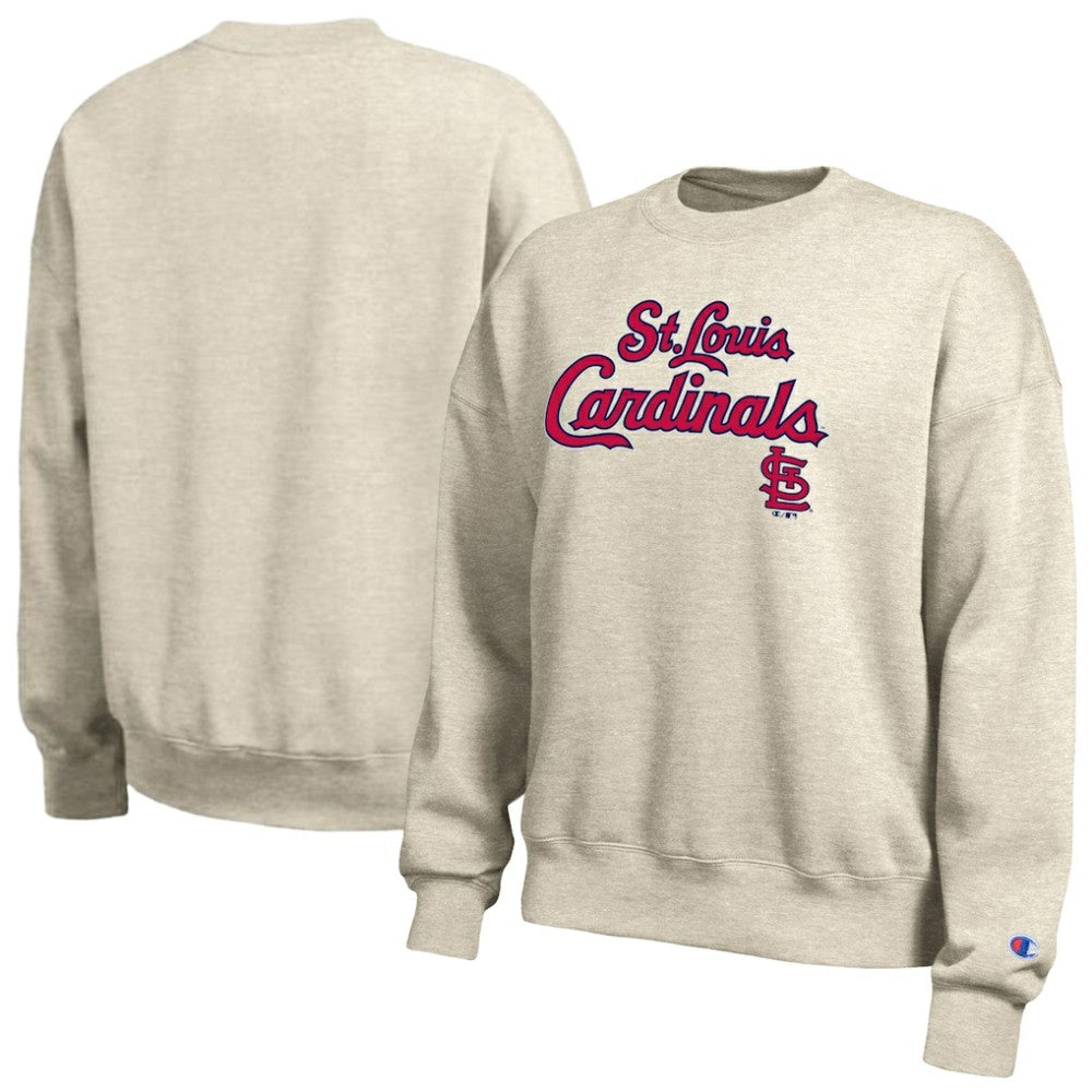 St. Louis Cardinals Champion Women's All-Star Sweatshirt - Oatmeal - MLB Discount