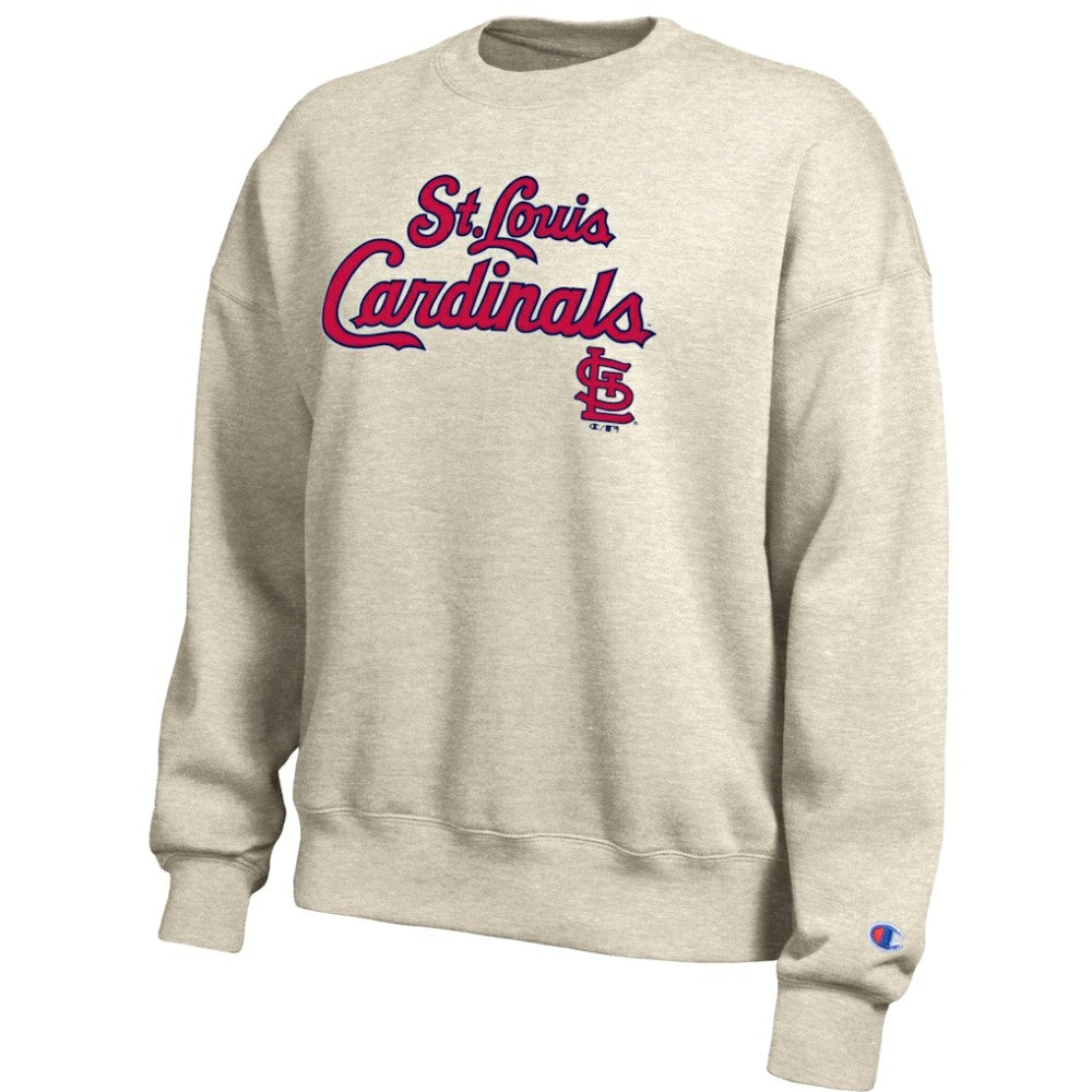 St. Louis Cardinals Champion Women's All-Star Sweatshirt - Oatmeal - MLB Discount