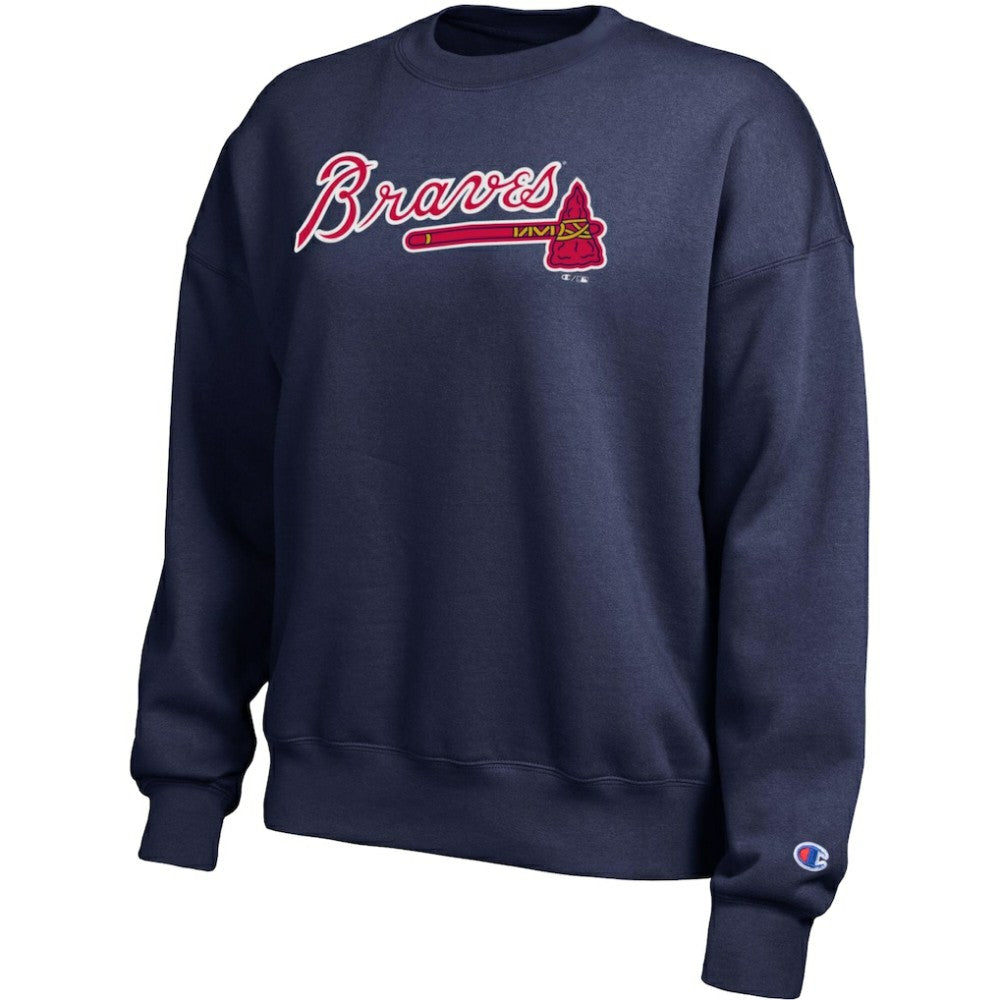 Atlanta Braves Champion Women's All-Star Sweatshirt - Navy - MLB Online