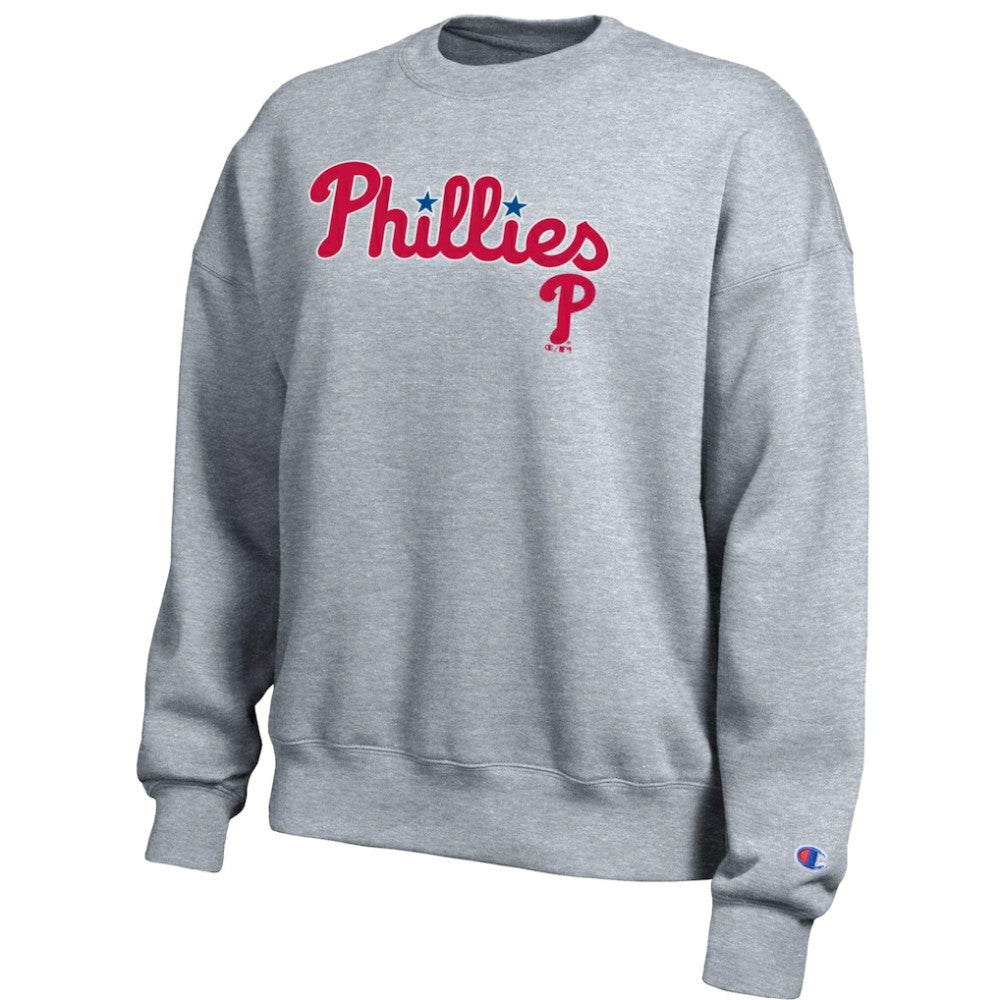 Philadelphia Phillies Champion Women's All-Star Sweatshirt - Heather Gray - MLB Lifestyle