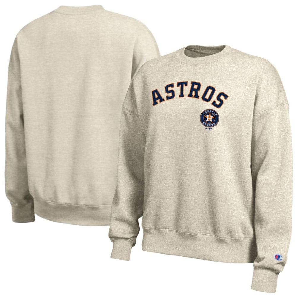 Houston Astros Champion Women's All-Star Sweatshirt - Oatmeal - MLB Lifestyle