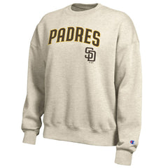 San Diego Padres Champion Women's All-Star Sweatshirt - Oatmeal - MLB Lifestyle