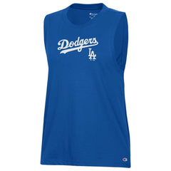 Los Angeles Dodgers Champion Women's Muscle Tank Top - Royal - MLB Discount