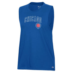 Chicago Cubs Champion Women's Muscle Tank Top - Royal - MLB on Sale