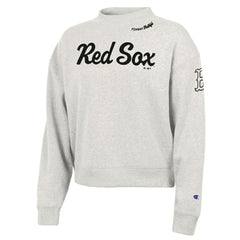 Boston Red Sox Champion Women's Triumph Tri-Blend Sweatshirt - Stone - MLB Sale