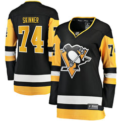 Stuart Skinner Pittsburgh Penguins Indiana Women's Home Breakaway Jersey - Black - NHL 203717245