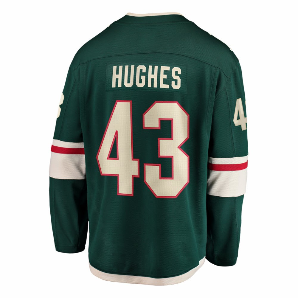 Quinn Hughes Minnesota Wild Fanatics Home Breakaway Jersey - Green - NHL 203721403