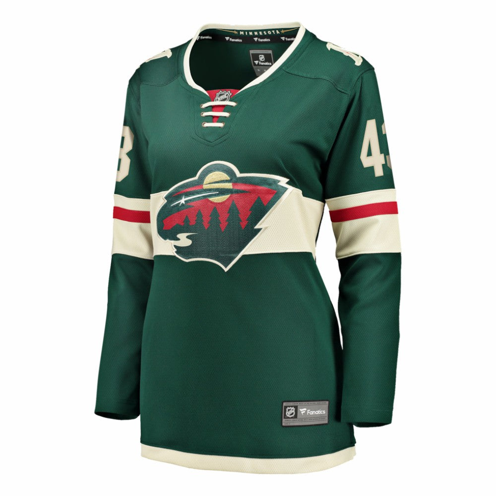 Quinn Hughes Minnesota Wild Fanatics Women's Home Breakaway Jersey - Green - NHL 203721404