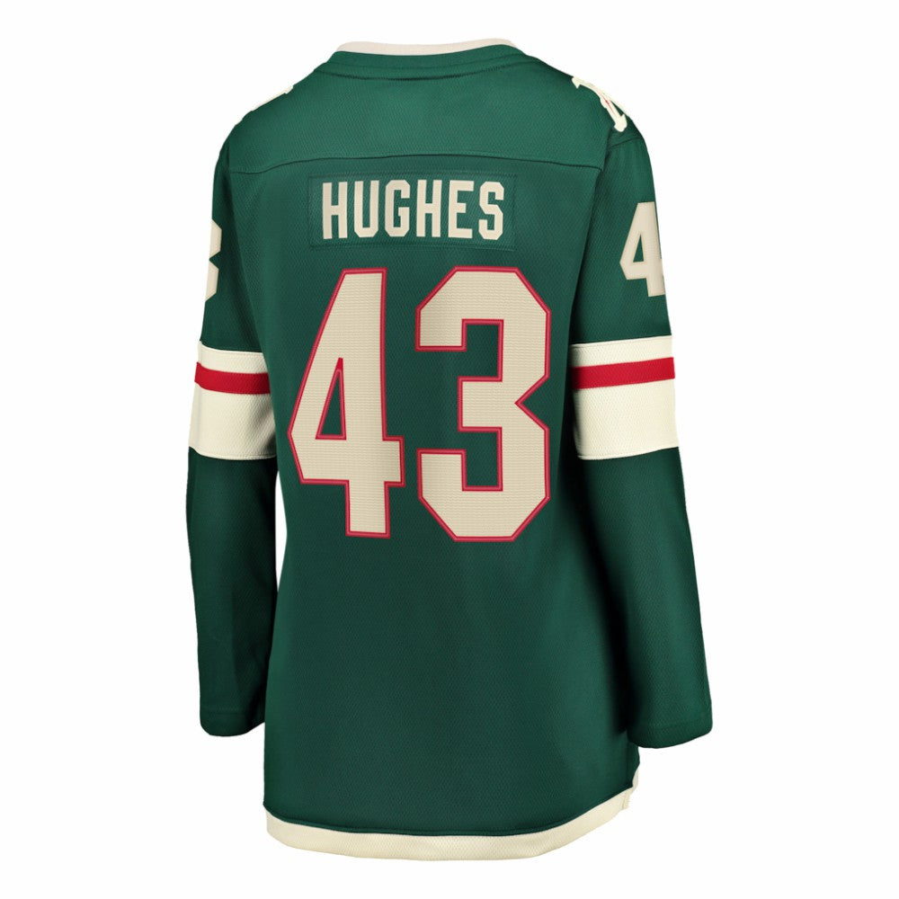 Quinn Hughes Minnesota Wild Fanatics Women's Home Breakaway Jersey - Green - NHL 203721404