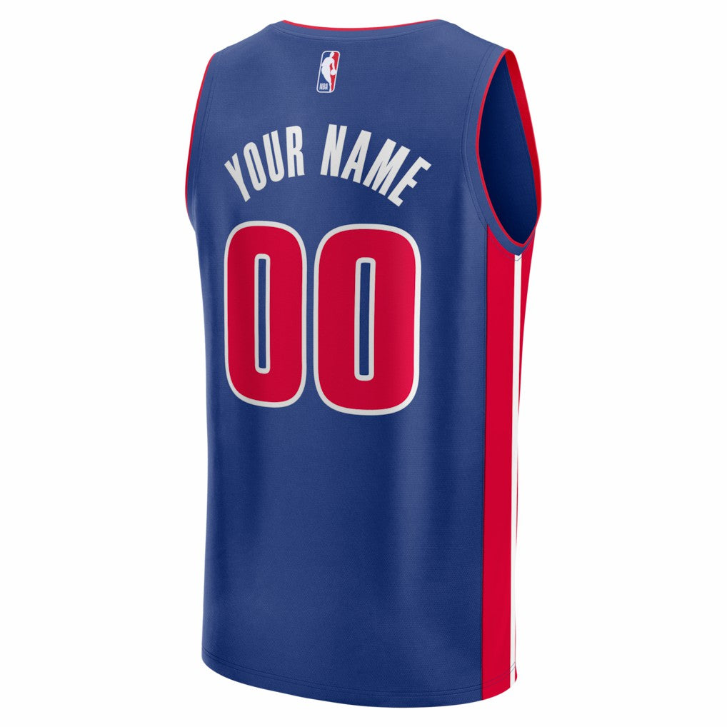 Detroit Pistons Fastbreak Custom Jersey for sale Icon Editi- Blue | Fanatics online