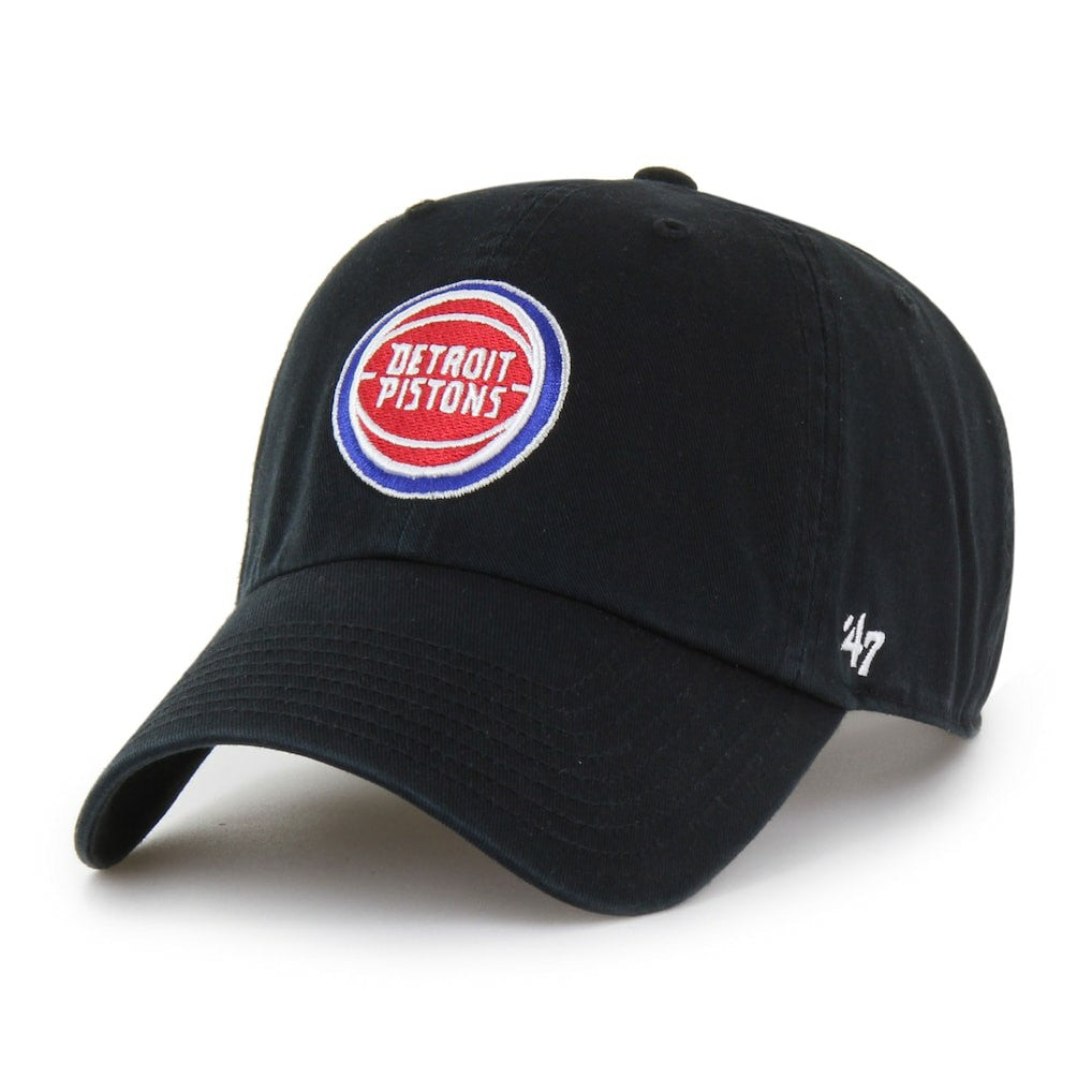 Detroit Pistons '47 Clean Up Adjustable Hat for sale Black | 47 brand Lifestyle