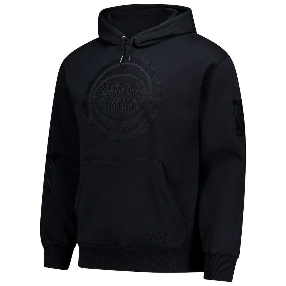 Detroit Pistons Phantom Fleece Hoodie for sale Black | Mitchell & Ness US